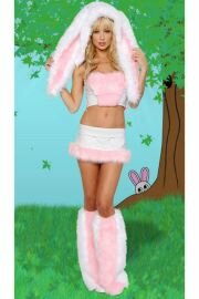 Меховой костюм "Озорной кролик"